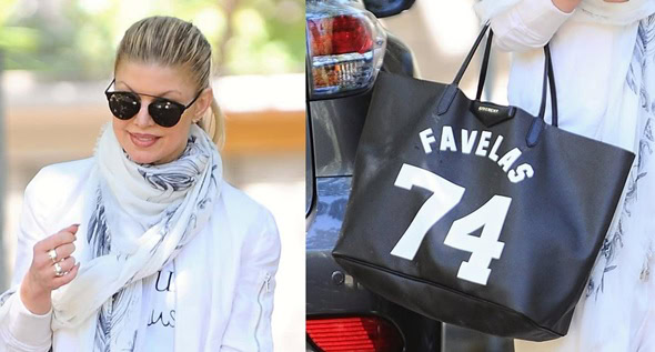 How Fergie Made White Joggers and a Givenchy Bag Look Like High