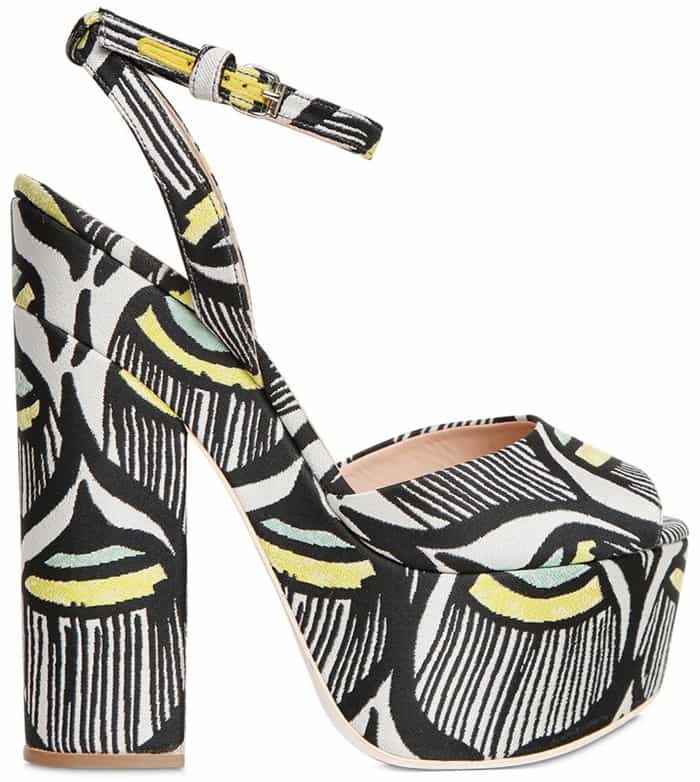 Giamba Multicolor 160Mm Cotton Jacquard Sandals