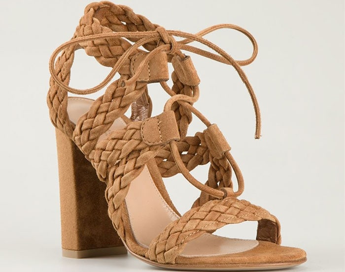 Gianvito Rossi Jimi Braided Sandals