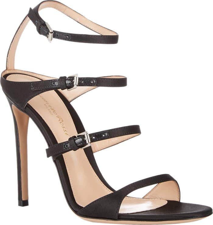 Gianvito Rossi Triple buckled strap sandals