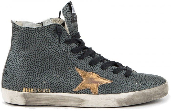 Golden Goose S7 Francy Leopard Hi Top Sneakers