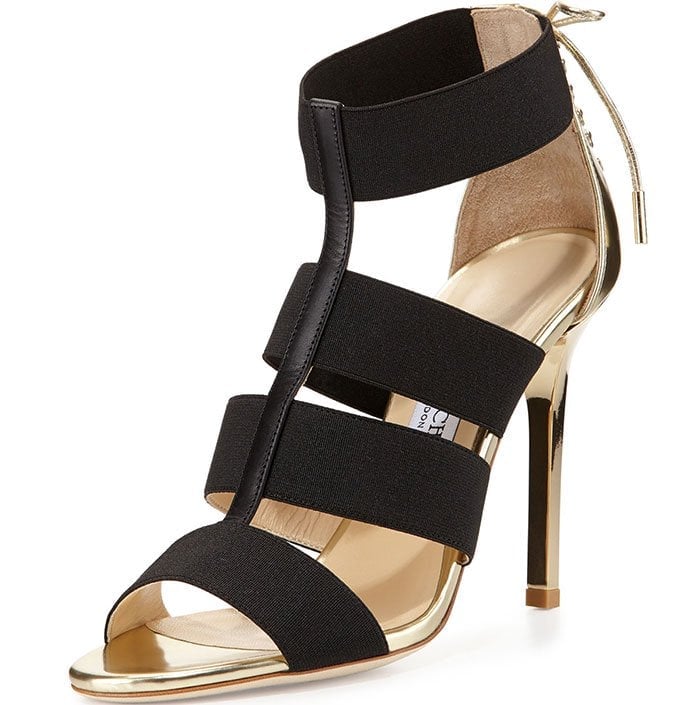 Jimmy Choo Dario Leather Ladder Sandals