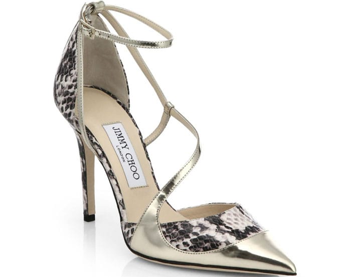 Jimmy Choo 'Mutya' Strappy Pumps