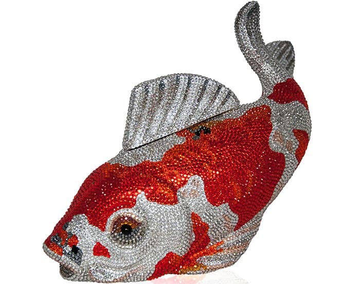 Judith Leiber Koi Fish Crystal Minaudiere