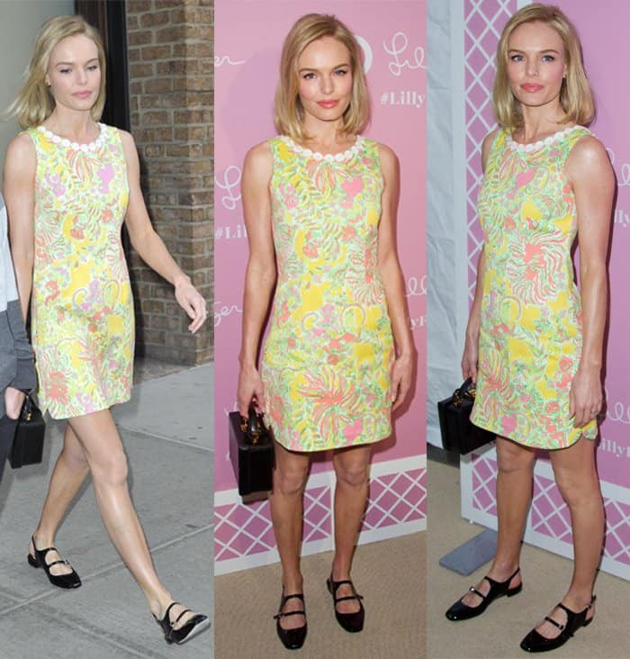 Kate Bosworth was a vision in pastel hues at the Lilly Pulitzer For Target Launch