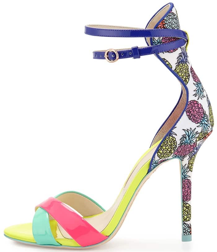 Sophia Webster Nicole Pineapple Patent Sandals