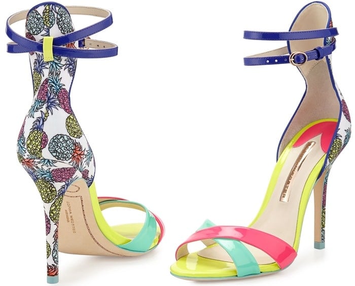 Sophia Webster Nicole Pineapple Patent Sandals