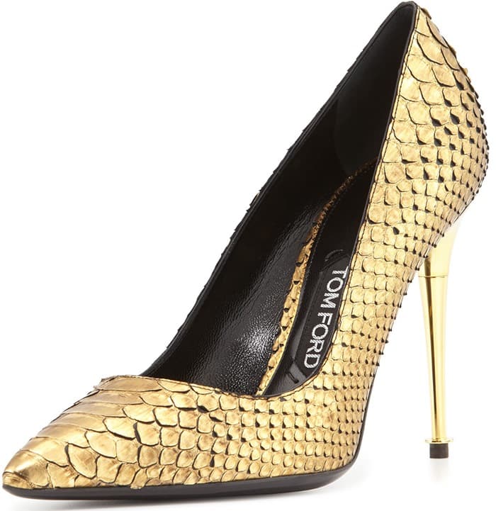 Tom Ford Python Point-Toe Stiletto Pump