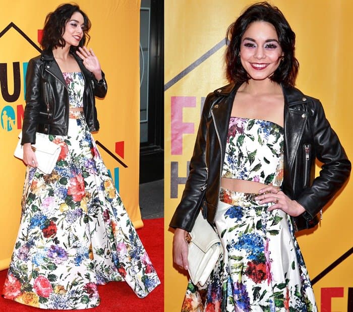 Vanessa Hudgens at the opening night for Fun Home at the Circle in the Square Theatre in New York on April 19, 2015
