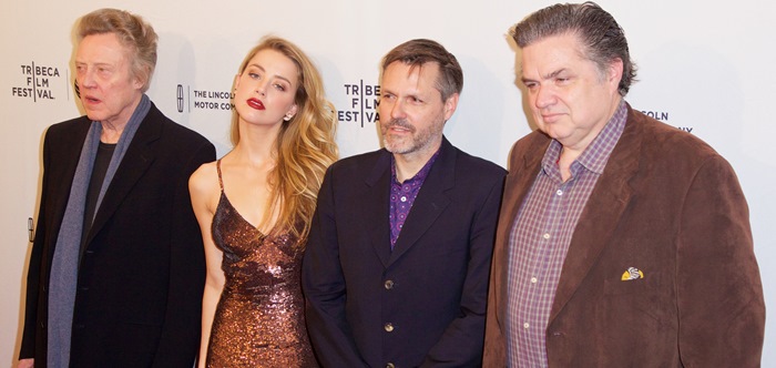 On April 18, 2015, Christopher Walken, Danny Fischer, Amber Heard, and Oliver Platt graced the premiere of "One More Time" during the 2015 Tribeca Film Festival at the SVA Theater in New York City