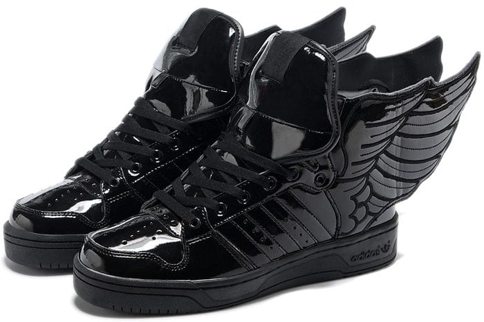 adidas originals x Jeremy Scott "Wings 2.0" Sneakers in Black