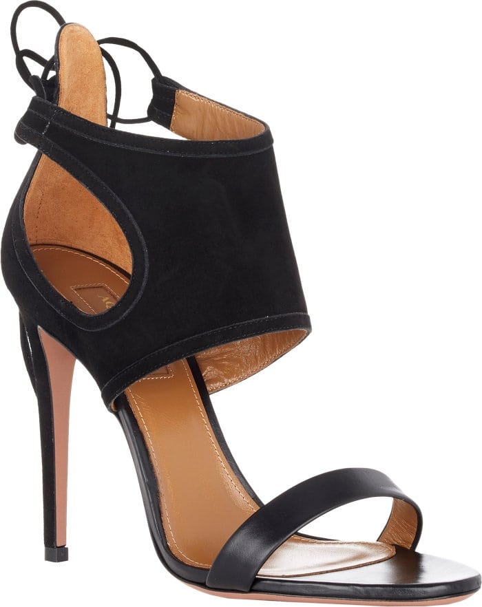 Aquazzura She's Divine Sandals in Black