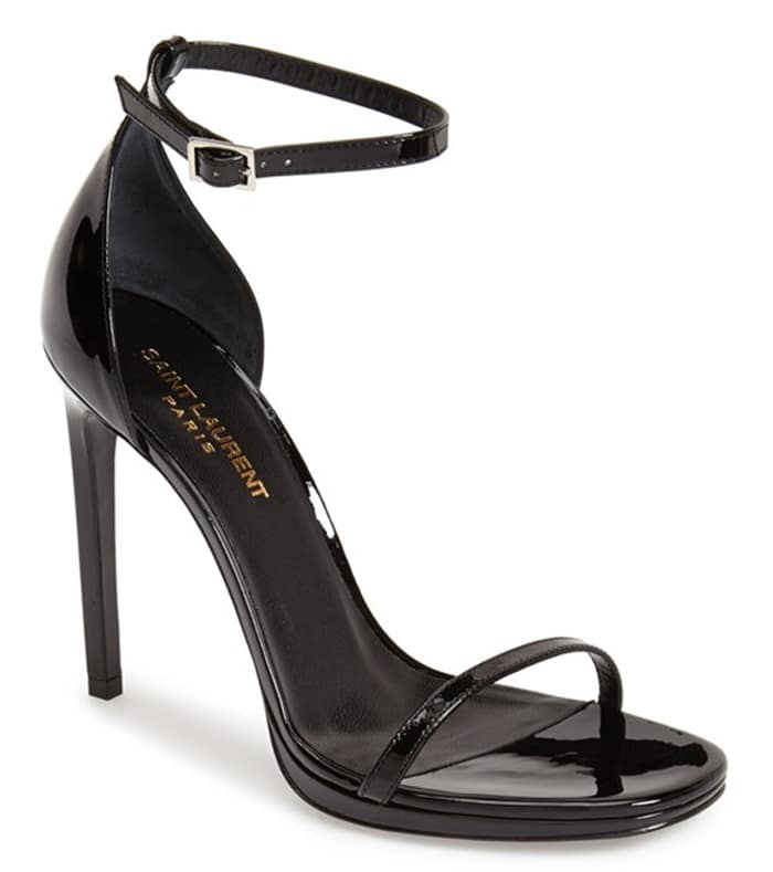 Saint Laurent Jane in Black Patent Leather