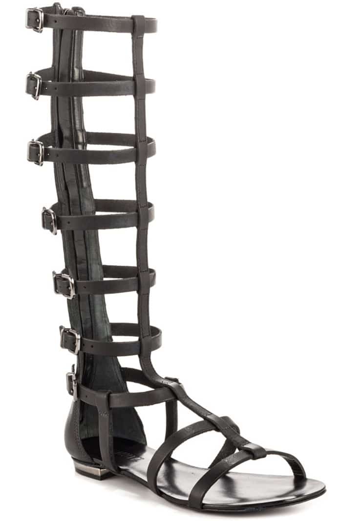 Schutz Gladiator Sandals in Black