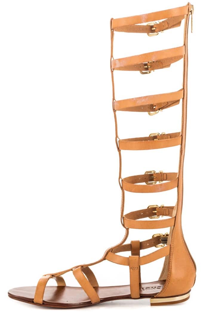 Schutz Gladiator Sandals in Tan