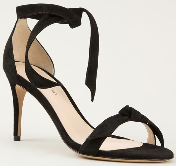 Alexandre Birman Knotted Sandal Black