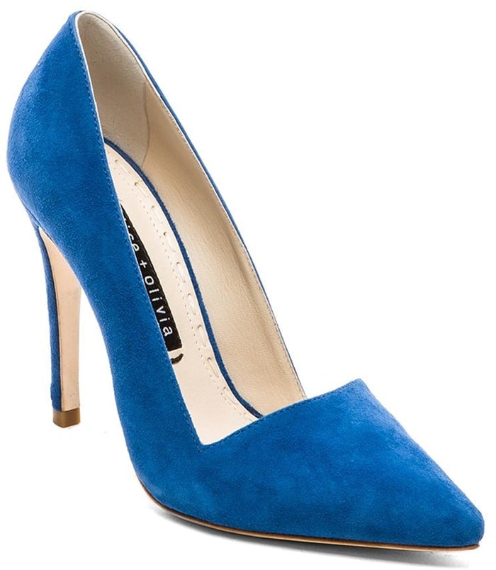 Alice Olivia Blue 'Dina' Pointy Toe Pump