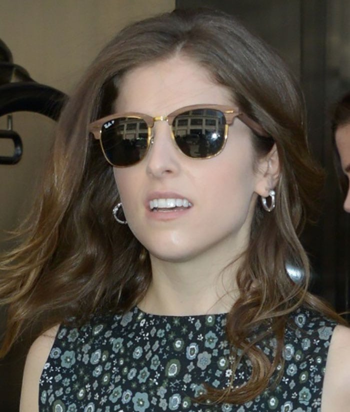 Anna Kendrick promoting "Pitch Perfect 2" at the USA Network Upfront in Manhattan, New York City, on May 15, 2015