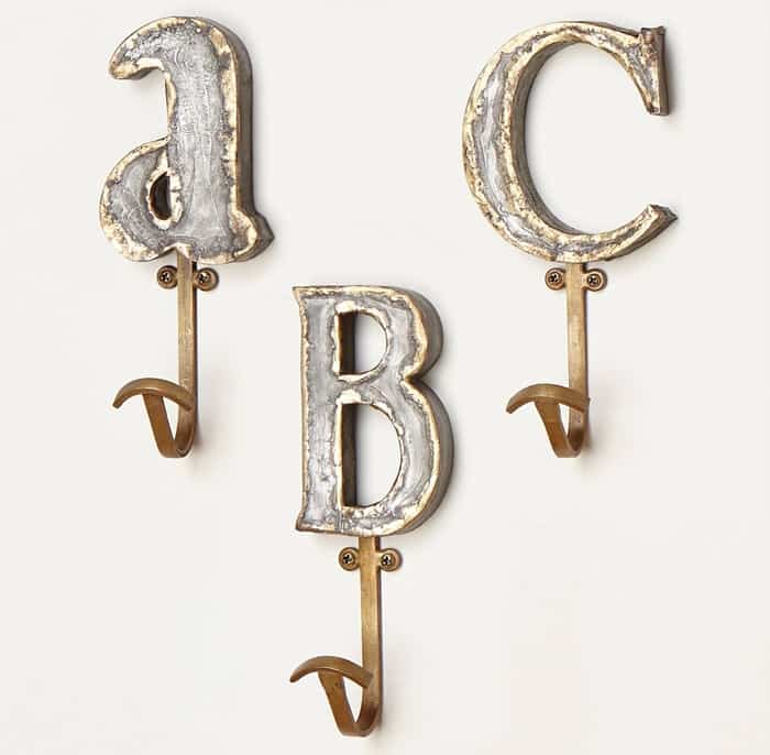Anthropologie Marquee Letter Hook