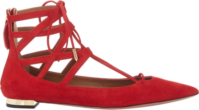 Aquazzura Belgravia Flats Red