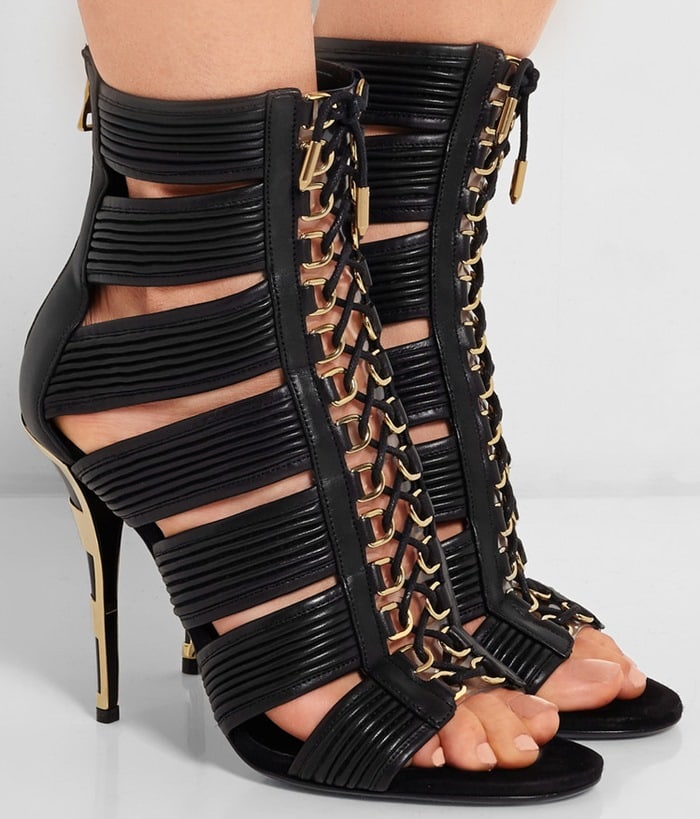 Balmain Leather sandals