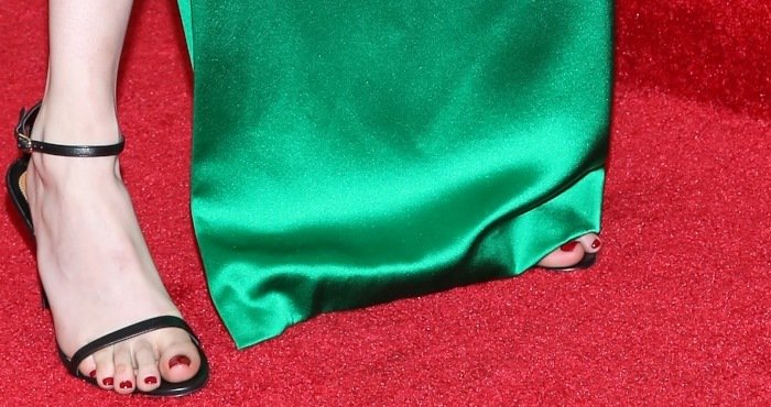 Emma Roberts' Nasty Long Toes and Monique Péan Earrings at Met Gala