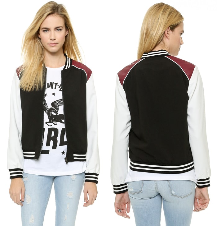 Glamorous Varsity Bomber