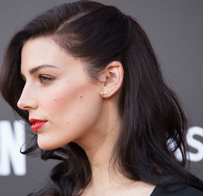 Jessica Pare at the Film Independent at LACMA for a special screening of the final episode of Mad Men