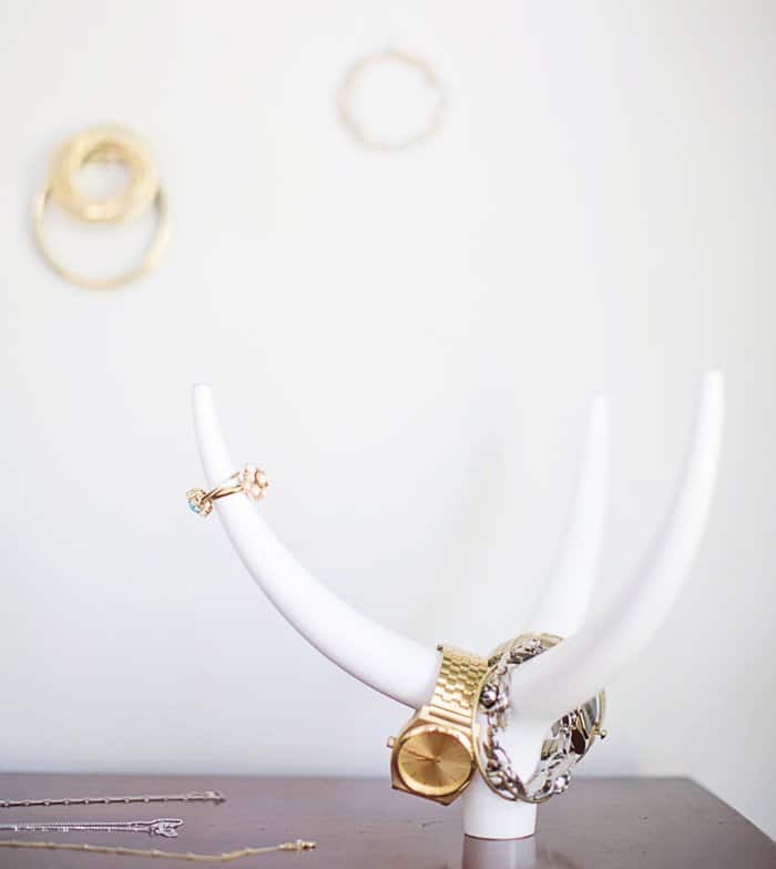 Jewelry Storage Faux Antlers