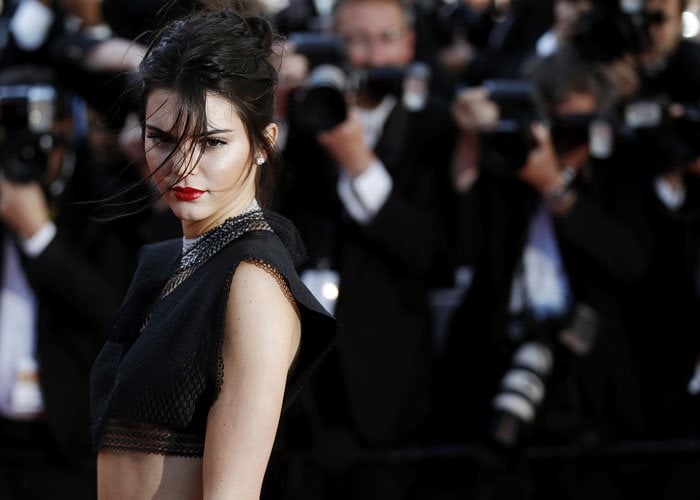 Kendall Jenner at the premiere of Youth at the 68th Annual Cannes Film Festival
