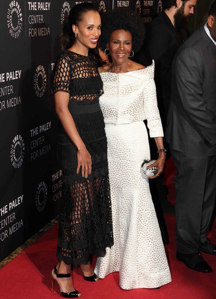 Kerry Washington and Cicely Tyson the Paley Center for Media’s Tribute to African-American Achievements in Television at Cipriani Wall Street in New York City on May 13, 2015