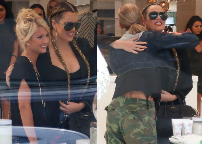Khloé Kardashian visiting DASH in West Hollywood