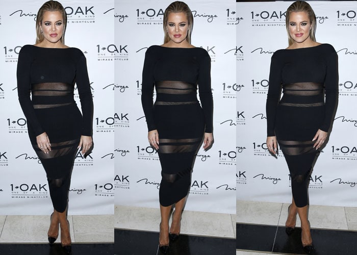 Khloé Kardashian at the Mirage Hotel and Casino in Las Vegas during the Memorial Day Weekend on May 22, 2015