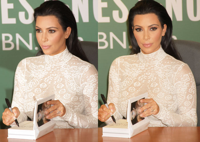 Kim Kardashian at Barnes & Noble for a book signing for her book 'Selfish' in New York City on May 5, 2015