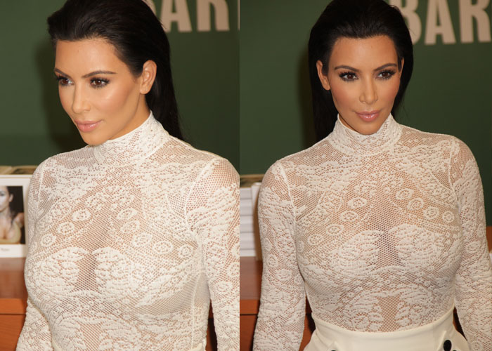 Kim Kardashian at Barnes & Noble for a book signing for her book 'Selfish' in New York City on May 5, 2015