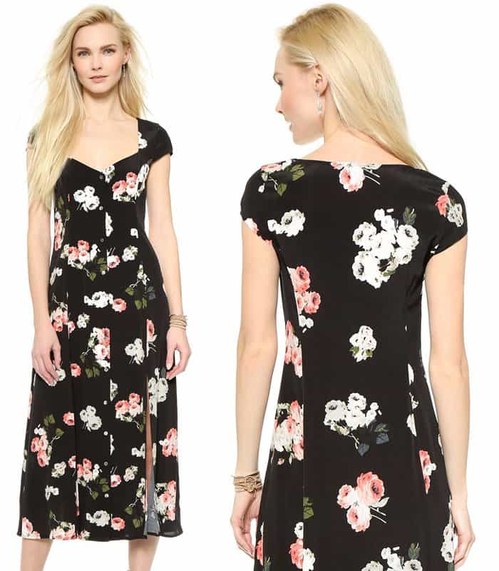 MINKPINK Moon Flower Midi Dress