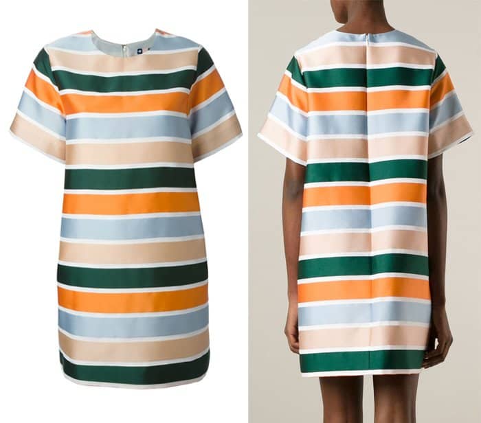 MSGM Striped Shift Dress