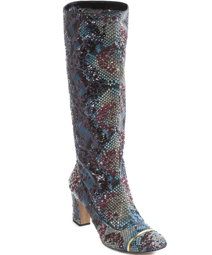 Marc Jacobs Python Slouchy Boots