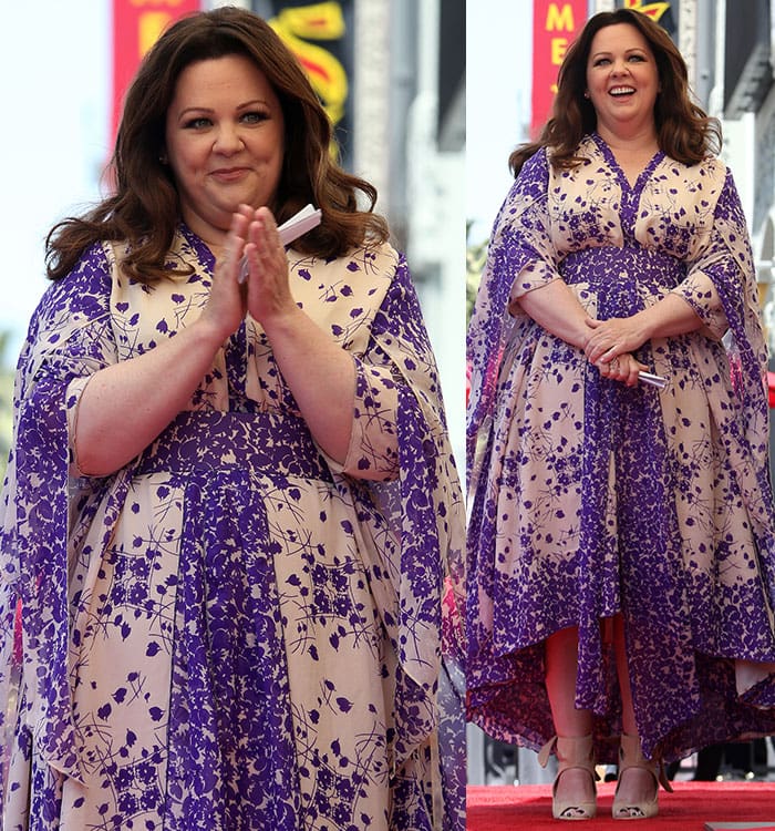 Melissa McCarthy honored with a star on the Hollywood Walk of Fame
