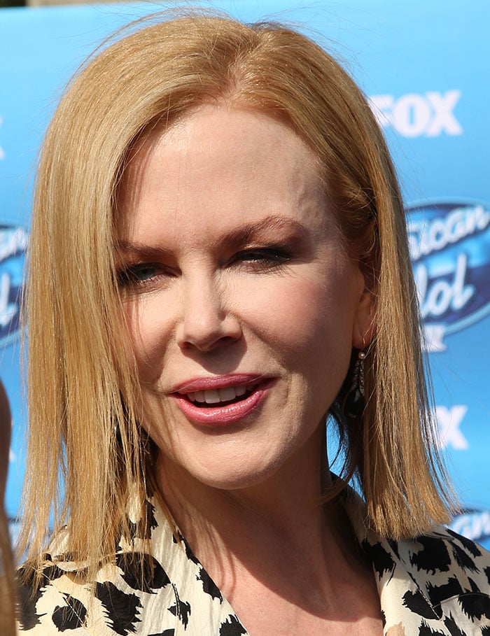 Nicole Kidman's strawberry blonde hair