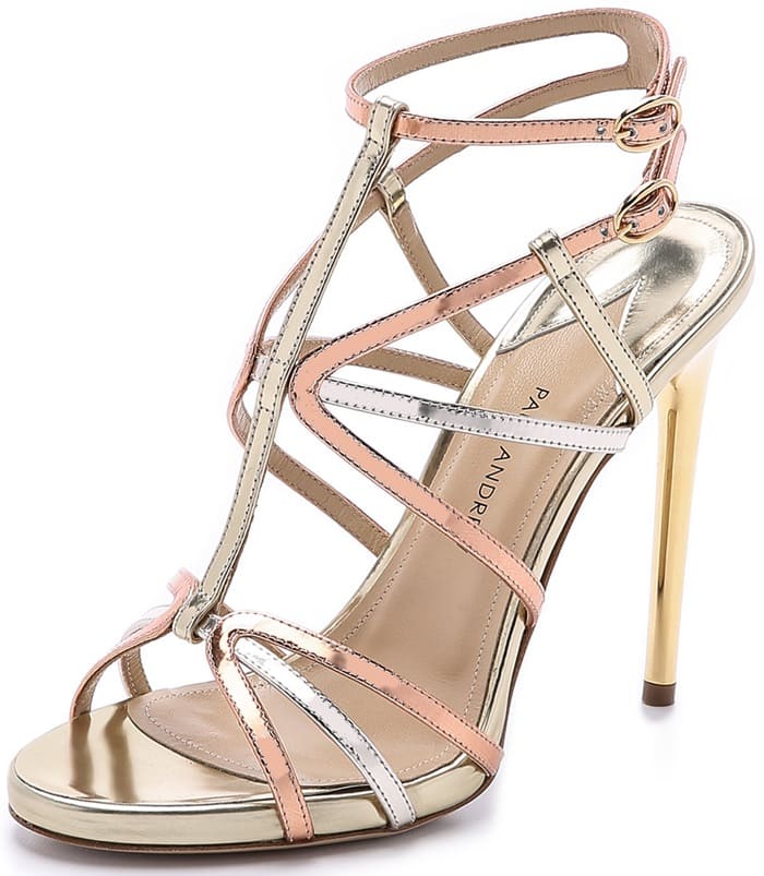Silver/Gold Paul Andrew Ikaria Sandals