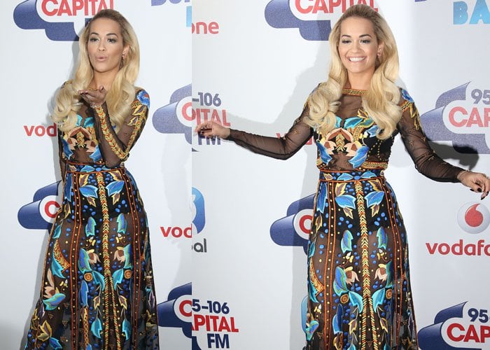 Rita Ora interrupted radio jock Ant Payne during his radio show