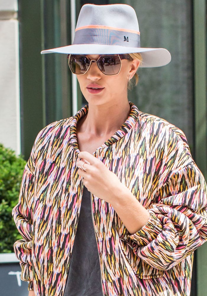 Rosie Huntington-Whiteley's Maison Michel Charlotte fur-felt hat