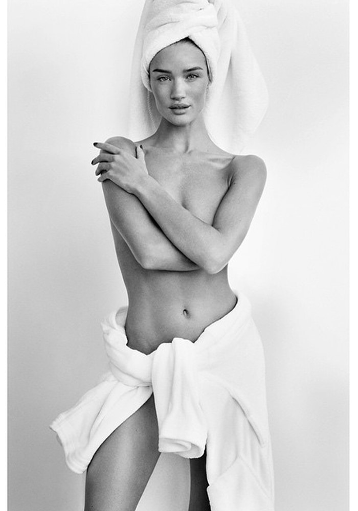 Rosie Huntington-Whiteley in the Mario Testino's Towel Series