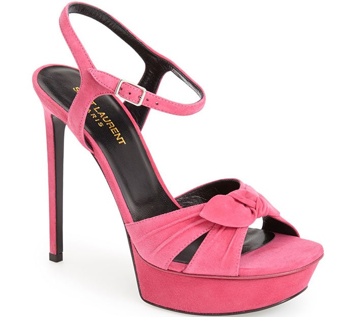 Pink Saint Laurent "Bianca" Sandals