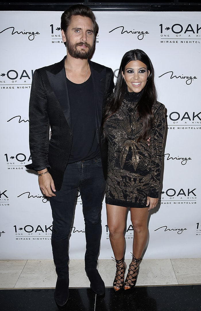 Kourtney Kardashian is four years older than her ex-boyfriend Scott Disick