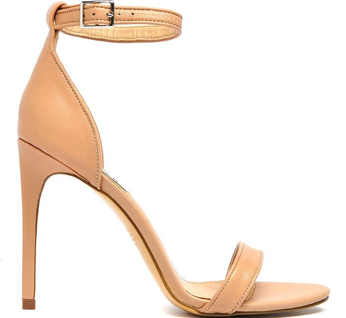 Siren "Ivette" Ankle-Strap Sandals in Tan