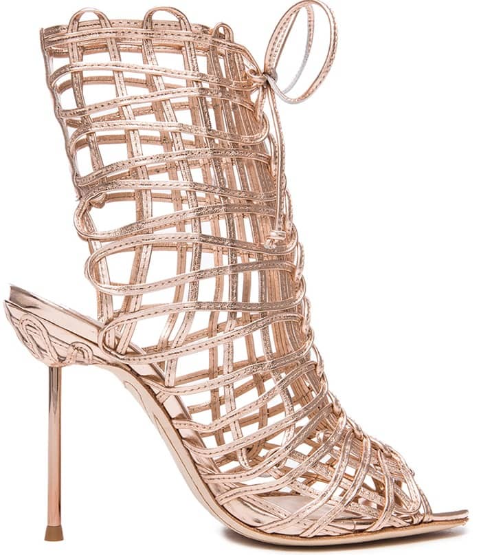 Sophia Webster Delphine Metallic Gladiator Sandal