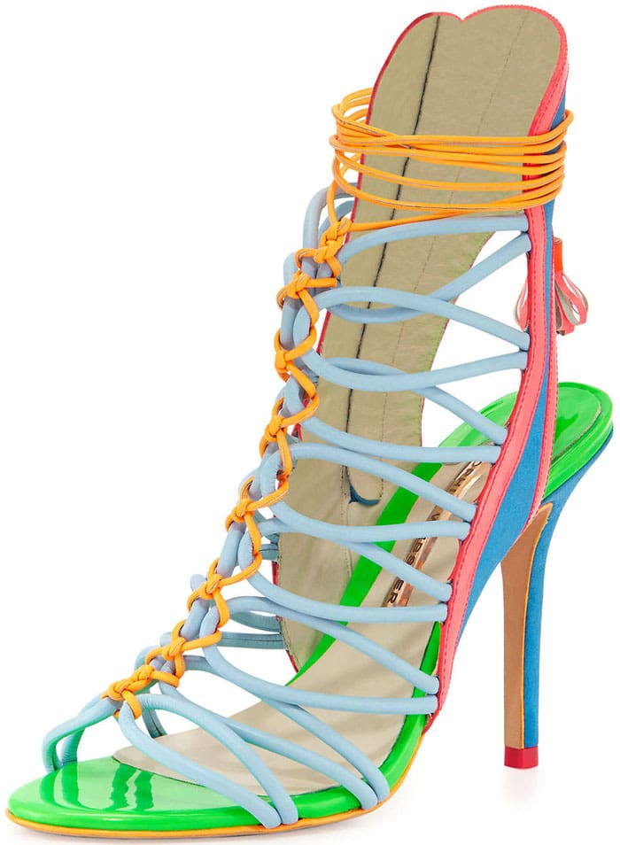 Sophia Webster Gladiator Stiletto Blue Multi