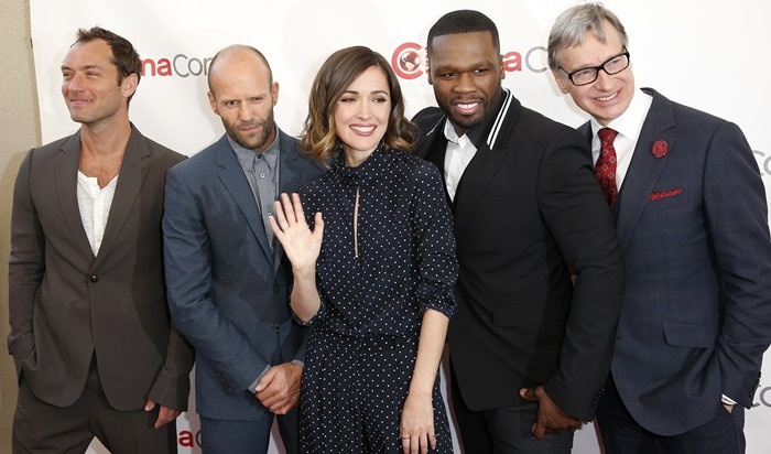 Jude Law, Jason Statham, Rose Byrne, Curtis "50 Cent" Jackson, and Paul Feig at the 20th Century Fox Special Presentation of "Spy"